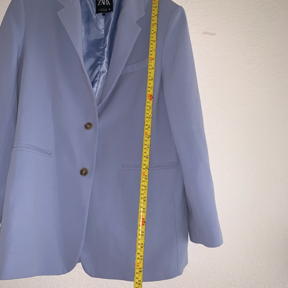 Blue Zara Oversized Blazer - Picture 9 of 11